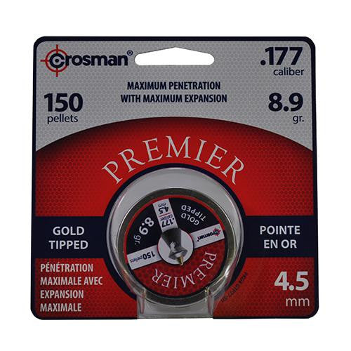 Premier Gold Tip Pellet - .177 Caliber, 8.9gr, Per 150