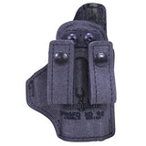 18 Inside Waistband Holster - Springfield XD-3 9-40, Suede Black, Right Hand