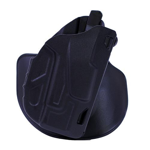 7TS ALS Open Top Concealment Paddle Holster - Glock 26-27, Plain Black, Right Hand