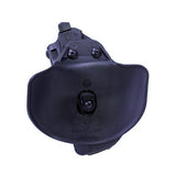 7TS ALS Open Top Concealment Paddle Holster - Smith & Wesson M&P 9-40, Plain Black-Right Hand