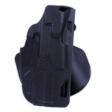 7TS ALS Open Top Concealment Paddle Holster -  H&K USPC 9-40, Plain Black, Right Hand