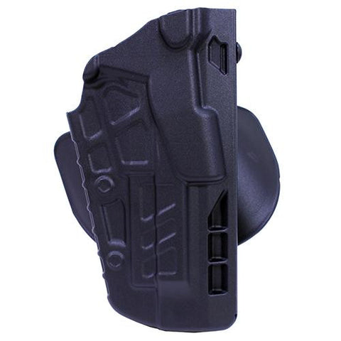 7TS ALS Open Top Concealment Paddle Holster - Beretta 92, Plain Black, Right Hand