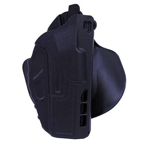 7TS ALS Open Top Concealment Paddle Holster - Glock 17-22 4" Barrel, Plain Black, Right Hand