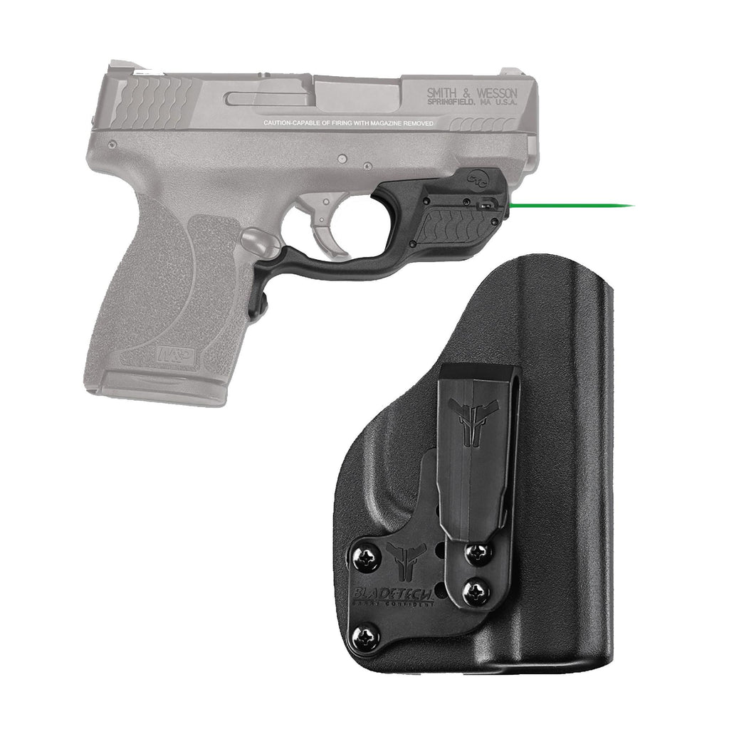 Laserguard - Smith & Wesson M&P 45 Shield, Green Laser with Blade Tech Holster, Boxed