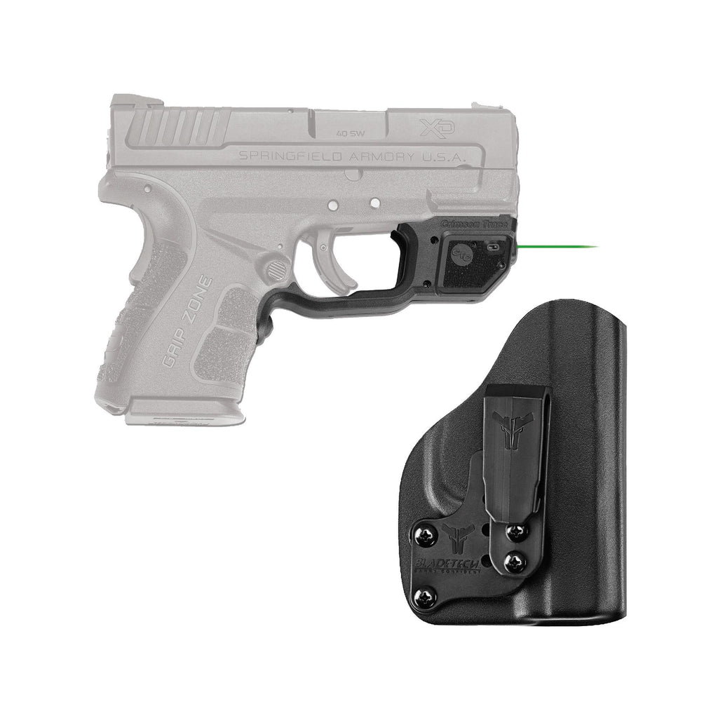 Laserguard - Sprngfield Armory, XD MOD. 2, Green Laser with Blade Tech Holster