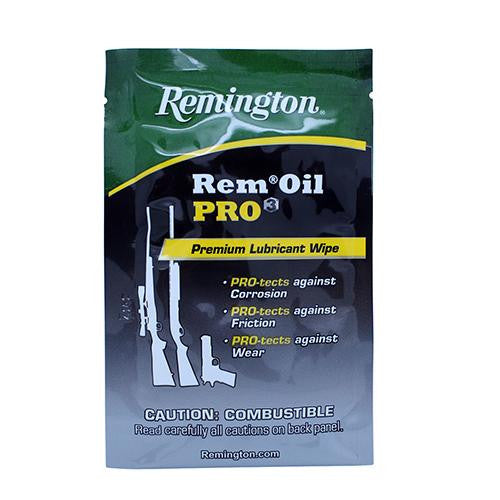 Remington Oil Pro 3 - Premium Lube and Protectant Wipes, Per 100