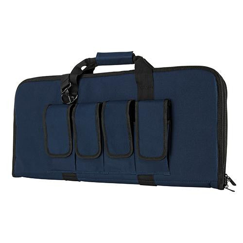 Pistol Case - 28", Blue W-Black Trim