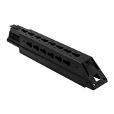 AK Keymod Mount Receiver Cover - 9.5", Aluminum Rail, Steel Construction Cover, Black