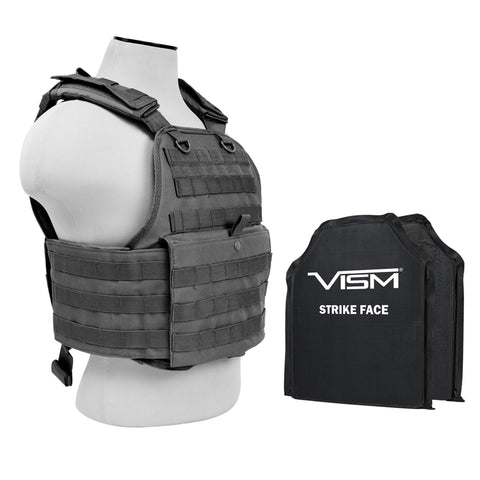 Plate Carrier Vest - 2, 10" x 12", Urban Gray