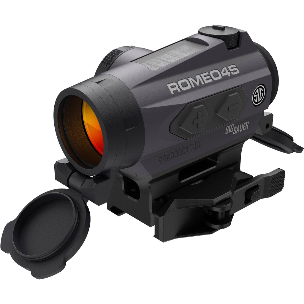 Romeo4S Compact Red-Dot Sight - with Solar Cell, Circle Dot Reticle, Graphite