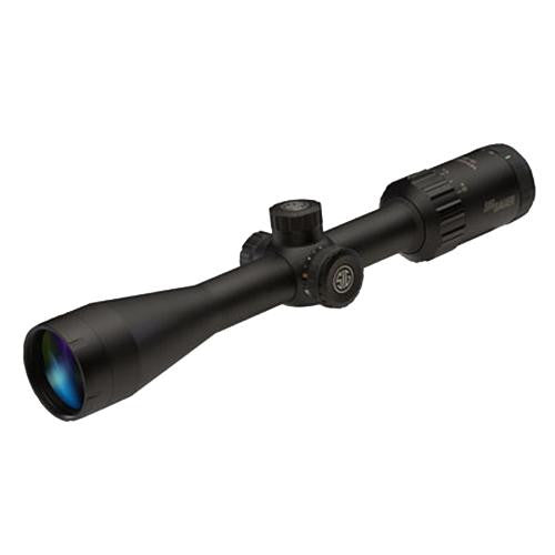 Whiskey3 SFP Hunting Riflescope - 4-12x50mm, 1" Main Tube, Hellfire Quad Reticle, Matte Black