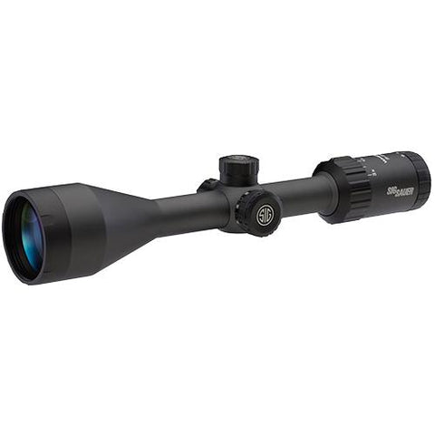 Whiskey3 SFP Hunting Riflescope - 3-9x50mm, 1 Main Tube, QuadPlex Wire Reticle, Black