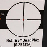 Whiskey3 SFP Hunting Riflescope - 3-9x40mmmm, 1" Main Tube, HellFire Quad Plex, Matte Black