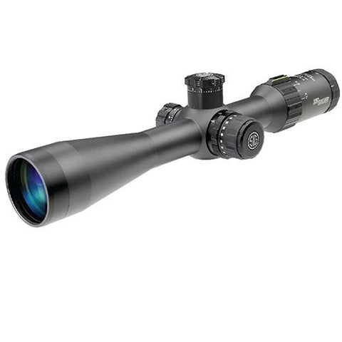 Tango4 FFP Tactical Riflescope - 3-12x42mm, 30mm Main Tube, MRAD Milling, Graphite