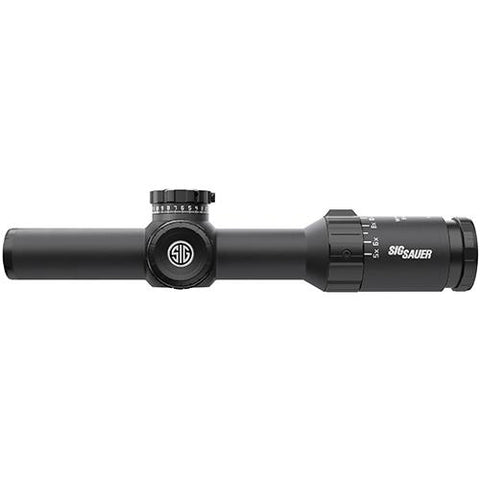 Whiskey5 SFP Hunting Riflescope - 1-5x24mm, 30mm Main Tube, HellFire CirclePlex Illuminated Reticle, Matte Black