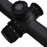 Tango4 FFP Tactical Riflescope - 6-24x50mm, 30mm Tube,  MOA DEV-L Reticle, Graphite