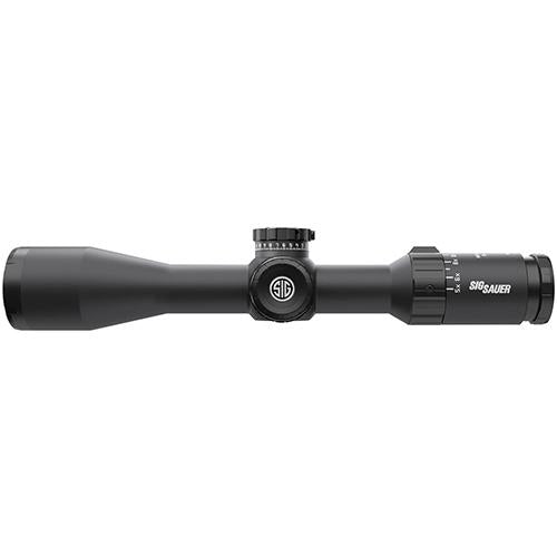 Whiskey5 SFP Hunting Riflescope - 3-15x44mm, 30mm Main Tube, MOA Milling Hunter Reticle, Graphite