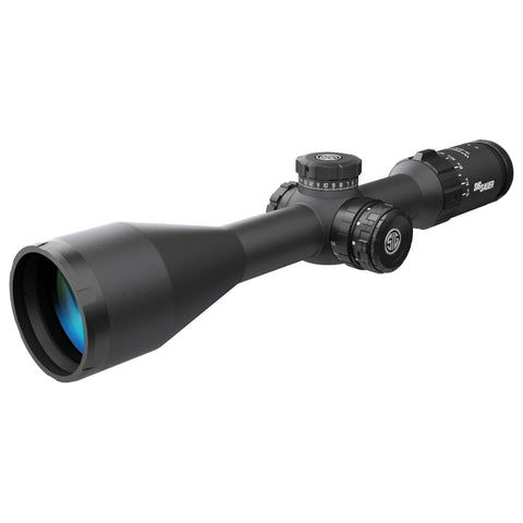 Whiskey5 SFP Hunting Riflescope - 5-25x52mm, 30mm Main Tube, Illuminated QuadPlex Reticle, Matte Black