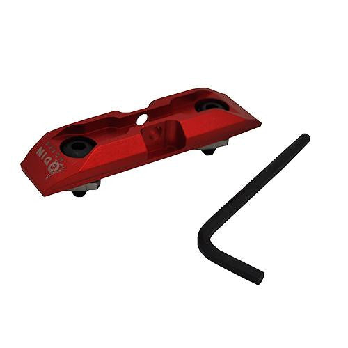 M-Lok Low Profile Bipod Adapter, Red