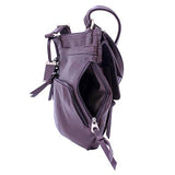 Purse - - Medium Cross Body Style with Holster, Chocolate Brown