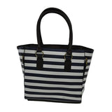 Purse - - Tote Style with Holster, Navy Stripe