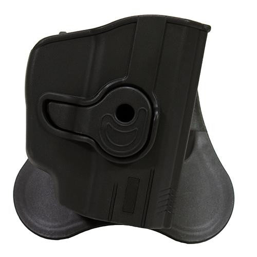 Rapid Release Polymer Holster - Ruger LC9 with Laser, Black, Right Hand