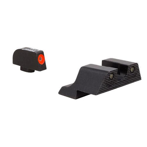 HD XR Night Sight Set - Orange Front Outline, Glock 17-17L-19-22-23-24-25-26-27-28-31-32-33-34-35-37-38