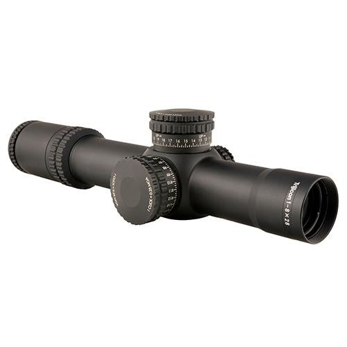 AccuPower - 1-8x28mm Riflescope, MOA SC Crosshair Reticle, Black