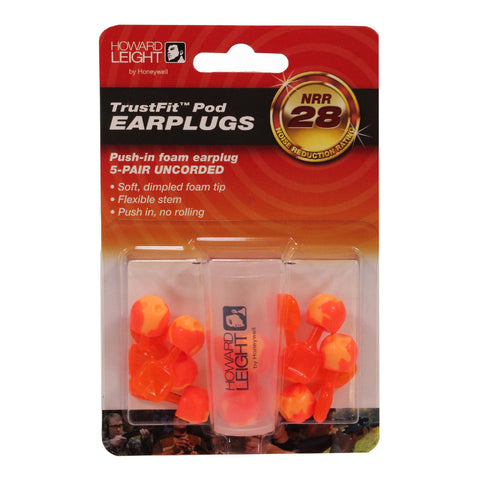 TrustFit Pod Uncorded Push-In Foam Ear Plugs - - 5 Pairs