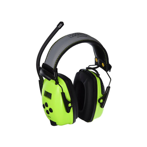 Sync Wireless Bluetooth Electronic Ear Muffs - 25dB, Hi-Vis Green