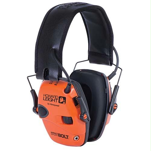 Impact Sport Bolt Electronic Earmuffs - Orange