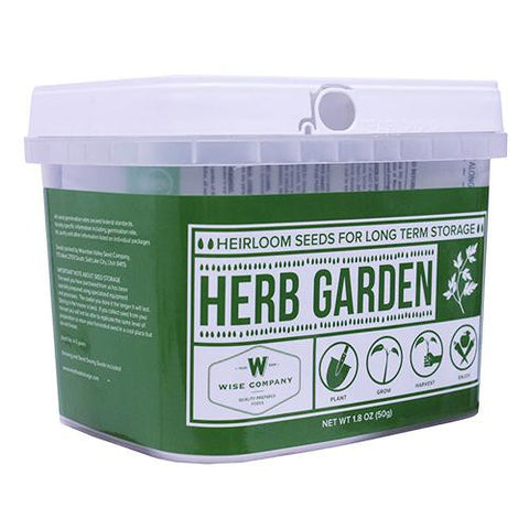 Herb Garden Heirloom Seed Bucket