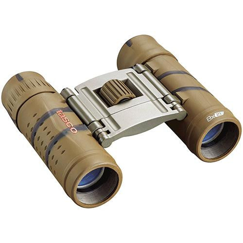 Essentials Binoculars - 8x21mm, Roof Prism, Brown, Boxed