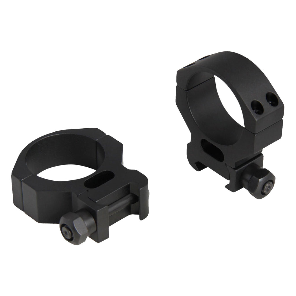 Tactical Picatinny-Style Ring - 30mm, High, 4 Screw, Matte Black, Clam Package