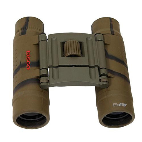 Essentials Binoculars - 12X25mm, Roof, Brown Camo