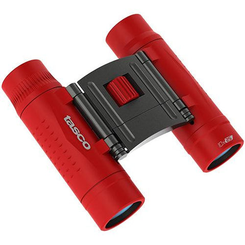 Essentials Binoculars - 10x25mm, Roof Prism, Red, Boxed