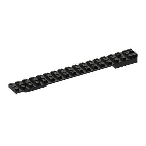 Xtreme Tactical 1 Piece Base - 25 MOA Elevated, Weaver-Picatinny-Style, Savage, Long Avtion. Round Rear, Matte