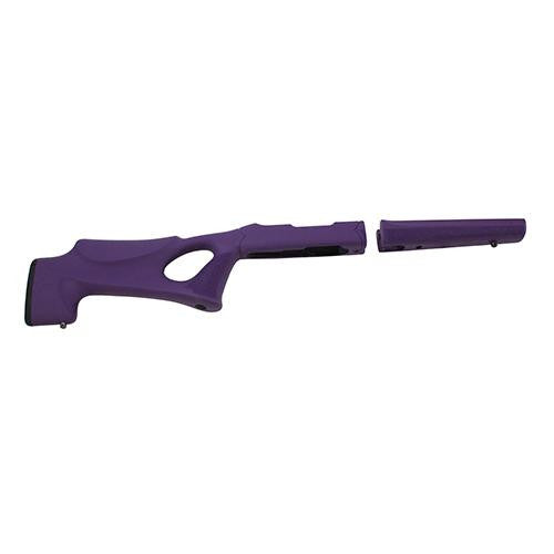 10-22 Takedown Thumbhole .920" Diameter Barrel Rubber OverMolded Stock - Purple