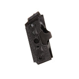 Laser Enhanced Grip - Red Laser, Officers Model 1911 Piranha Grip G10, G-Mascus Black