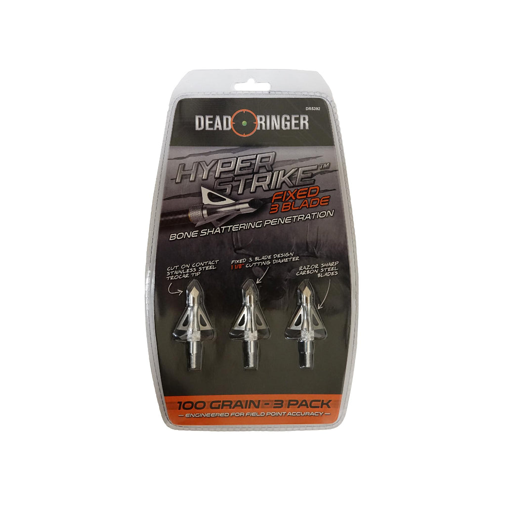 Hyper Strike, 3 Blades Fixed Broadheads