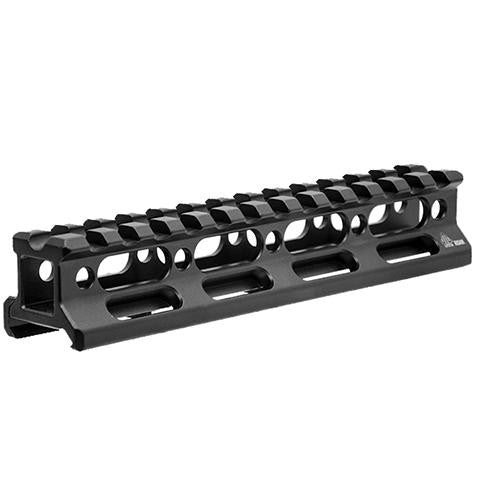 UTG Super Slim Picatinny Riser Mount - 0.83" Height,13 Slots, Black