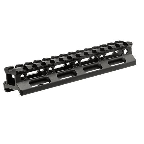 UTG Super Slim Picatinny Riser Mount - 3-4" Height,13 Slots, Black