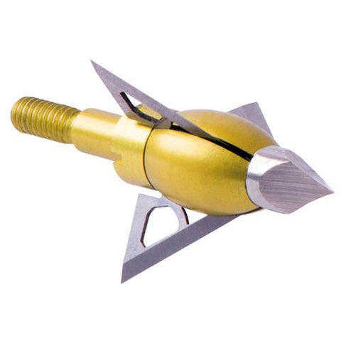 Torrent Crossbow Broadhead - 125 Grains, 3 Blades, Yellow, 3 Pack