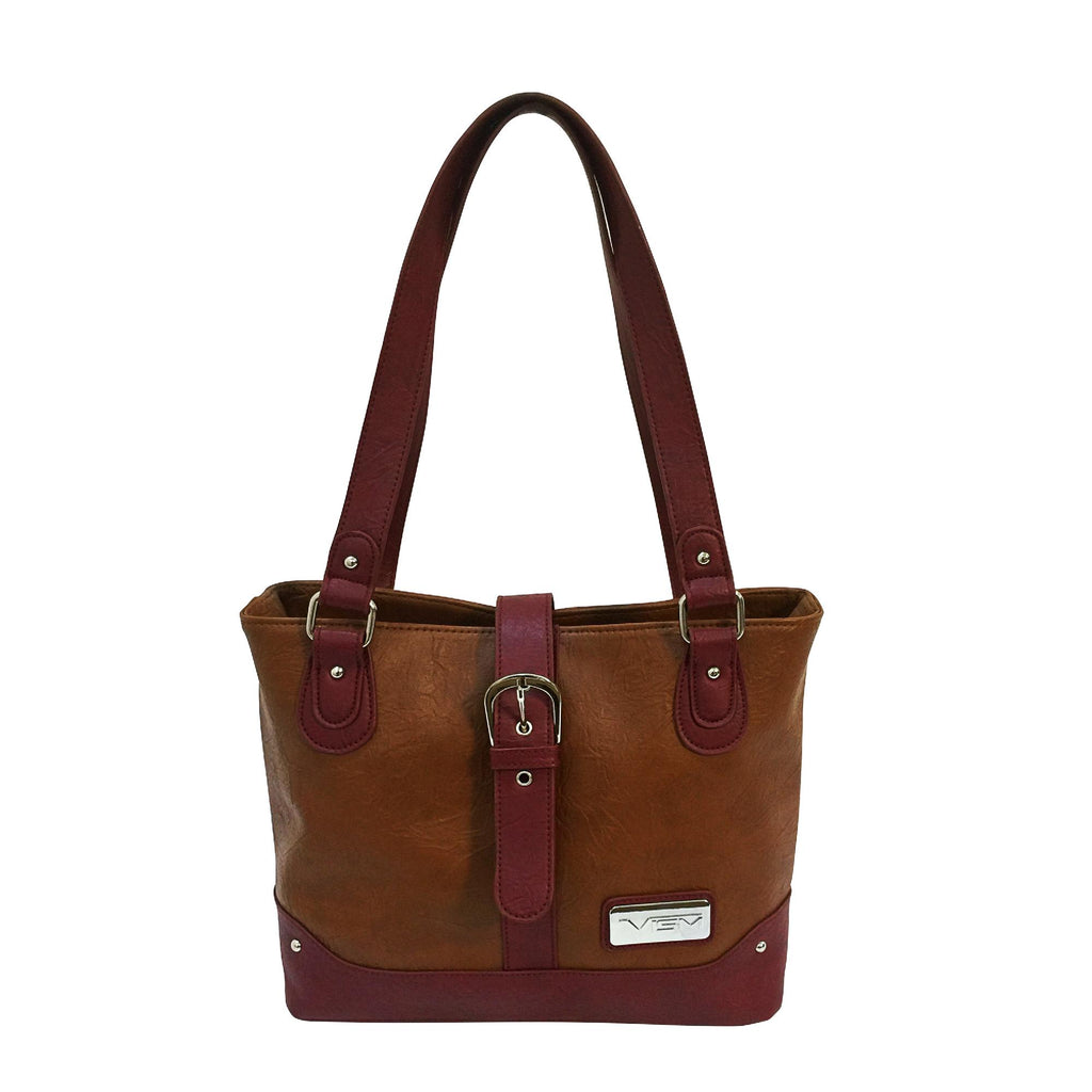 VISM Concealed Carry Shoulder Bag - Brown