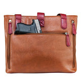 VISM Concealed Carry Shoulder Bag - Brown