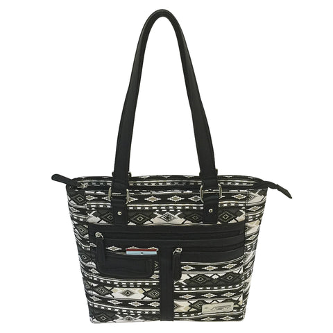 VISM Concealed Carry Printed Tote - Black