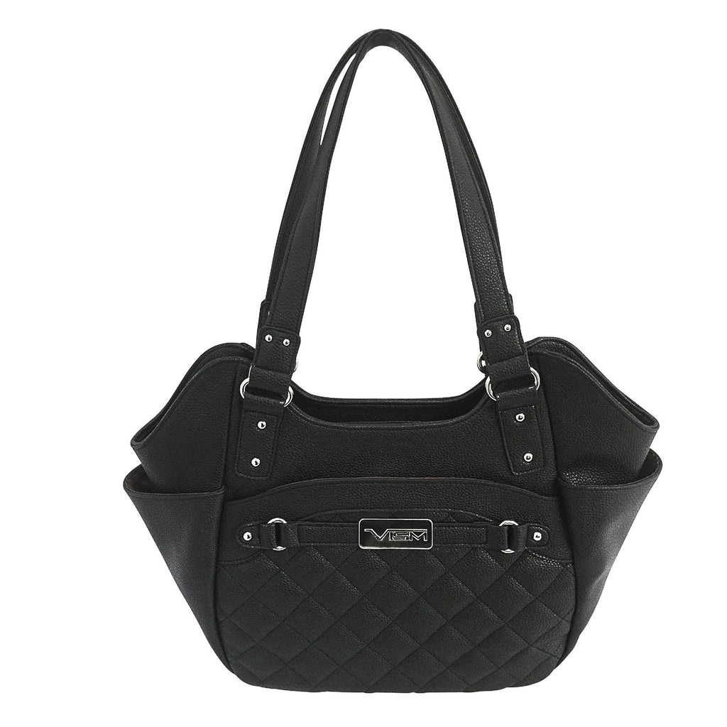 Concealed Carry Quilted Hobo - Black, Large