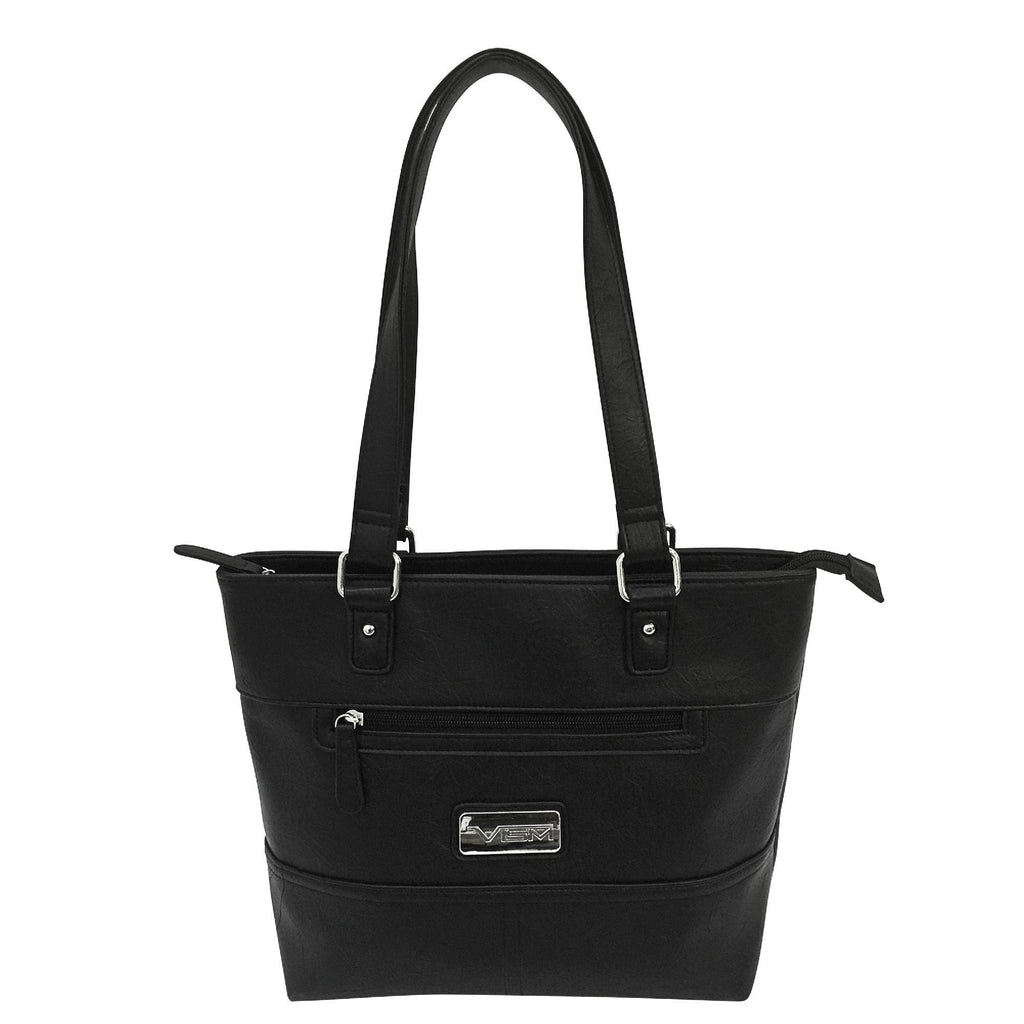 VISM Concealed Carry Tote Bag - Black