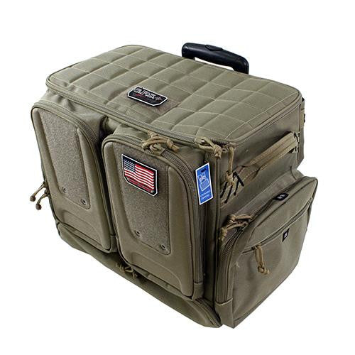 Range Bag - Tactical Rolling, 10 Handguns, Tan