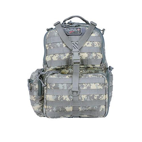 Tactical Range Backpack - Holds 3 Handguns, Digital Gray